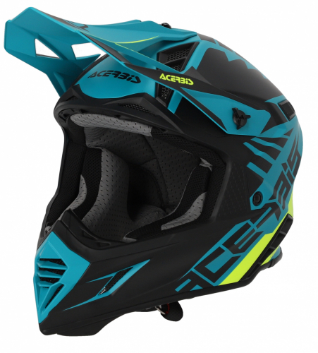 Мотошлем кроссовый Acerbis X-Track 22-06 Green/Black