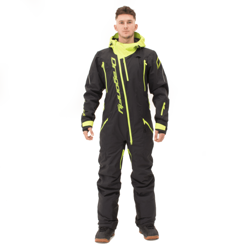 Комбинезон Dragonfly GRAVITY PREMIUM Man Black - Yellow Green 2024