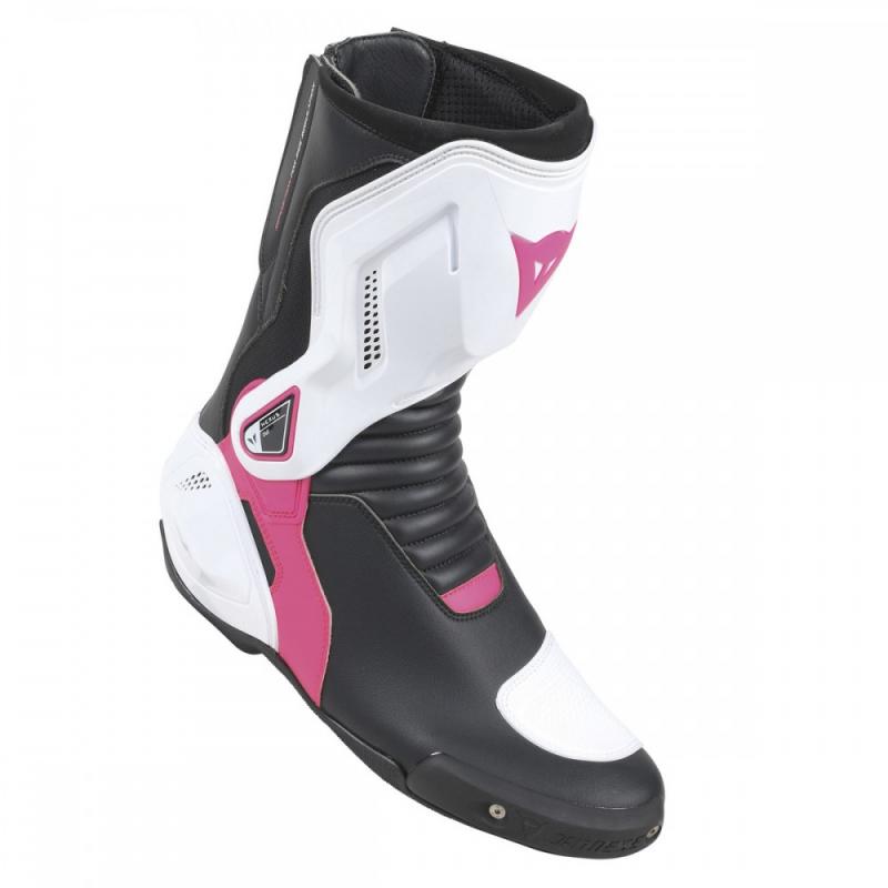 Мотоботинки женские Dainese Nexus, Black/white/fuchsia 