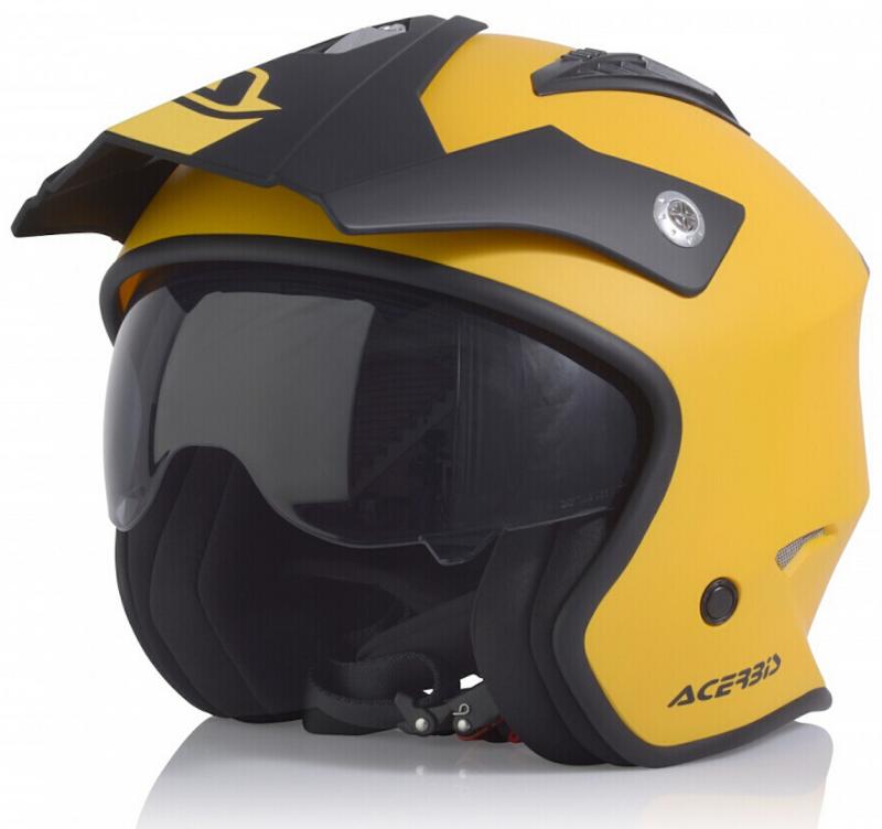 Мотошлем открытый Acerbis Jet Aria Yellow 