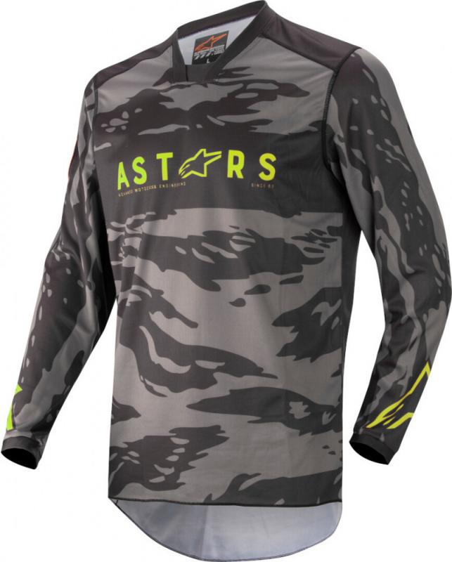 Джерси ALPINESTARS RACER TACTICAL JERSEY камуфляжно-желтый