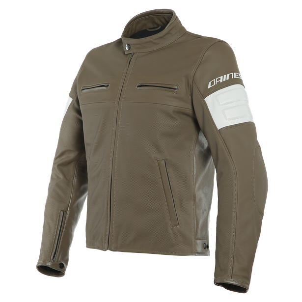 Куртка кожаная Dainese San Diego Perforated Light-Brown