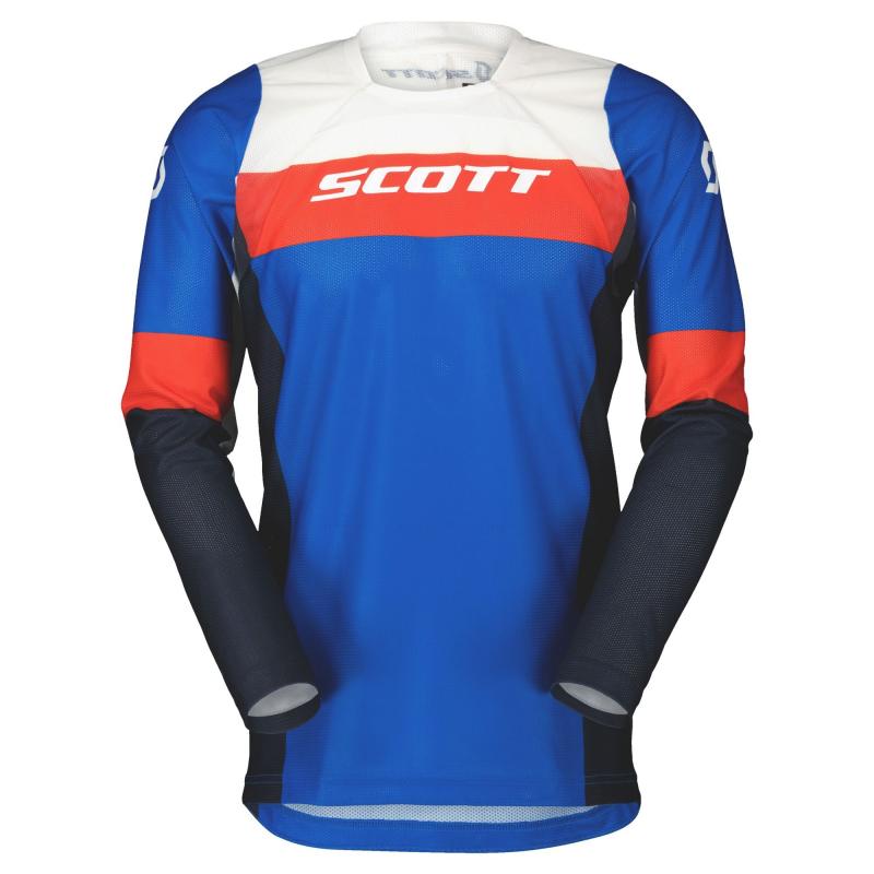 Джерси Scott 450 Angled Light blue/red