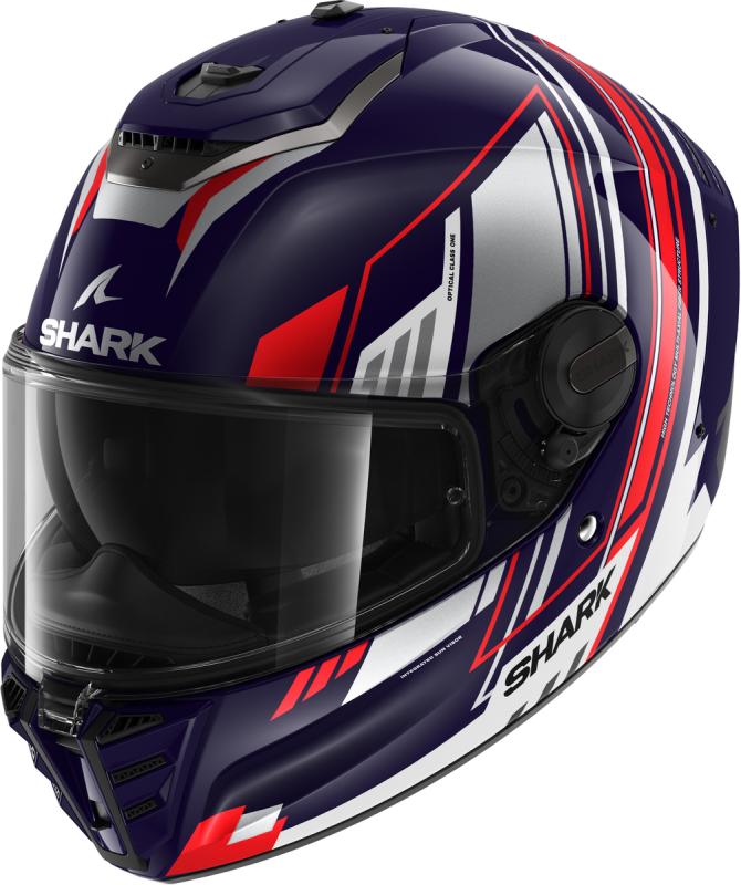 Мотошлем интеграл Shark Spartan RS BYRHON Blue/White/Chrome