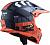  Кроссовый шлем LS2 MX437 Fast Evo XCode оранжевый/голубой M