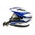 Снегоходный кроссовый шлем Gsb Xp-14 A Snow (с Эл. Визором) White/Blue 2XL