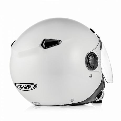 Открытый шлем Zeus ZS-210B белый глянец XS