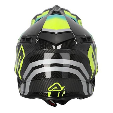 Шлем Acerbis STEEL CARBON 22-06 Light Blue/Fluo Yellow S