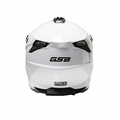 Кроссовый шлем GSB XP-20 White Glossy