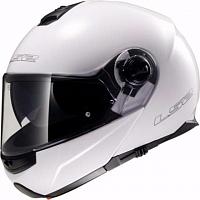 Шлем модуляр LS2 FF325 STROBE gloss white