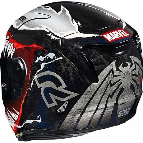 Шлем интеграл HJC Rpha 11 Marvel MC1 Venom 2 XXS