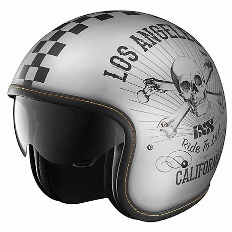 Шлем HX 78 California IXS Серо-черный матовый M