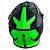  Кроссовый шлем IXS HX 361 2.0, чёрный/зелёный M