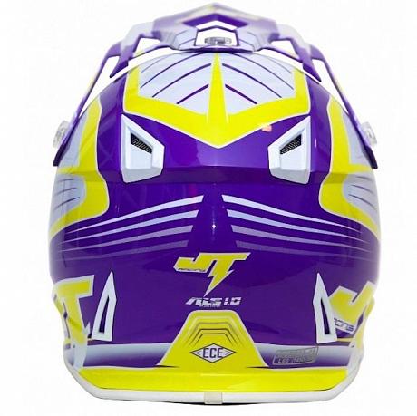 JT Racing Шлем кроссовый ALS1.0 фиолетовый