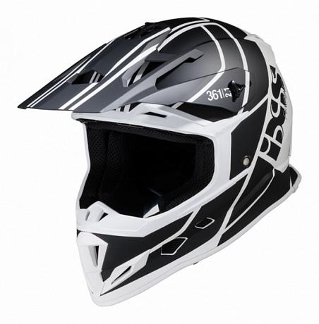 Шлем HX 361 2.1 IXS Бело-черный  XS