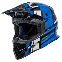 Кроссовый шлем IXS IXS361 2.3, Чёрный/Синий