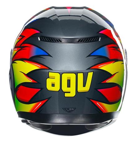 Шлем AGV K3 Birdy 2.0 Grey/Yellow/Red L