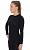  Термобелье (футболка, дл. рукав) женское Brubeck Active Wool, черный S