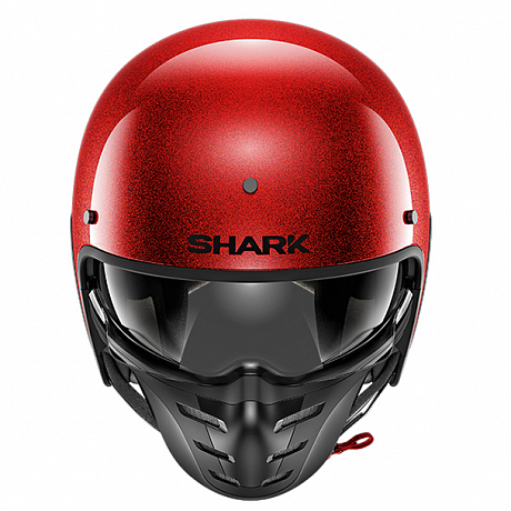 Мотошлем Shark S-Drak Fiber Blank Glitter Red