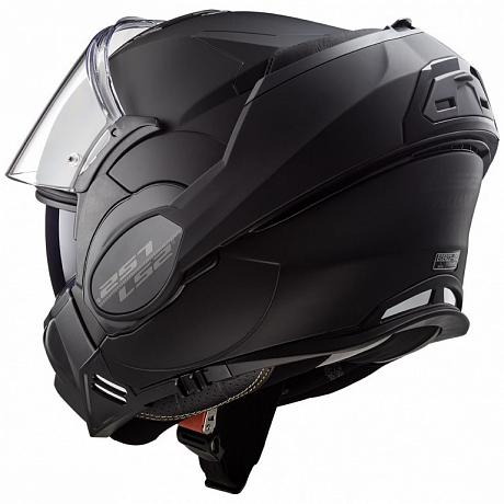 Шлем модуляр LS2 FF399 Valiant Noir черный матовый S