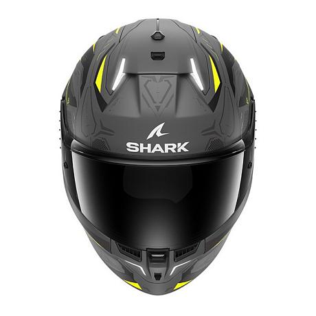 Мотошлем Shark Skwal i3 Linik Mat Серый/Желтый