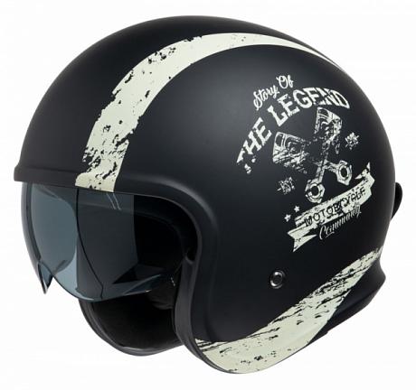 Открытый шлем Jet Helmet IXS880 2.0 IXS Чёрный L