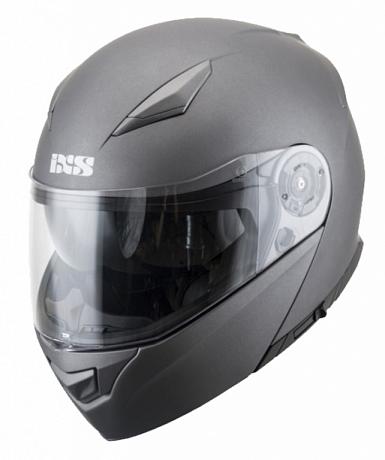 Шлем модуляр IXS HX 300 серый матовый L