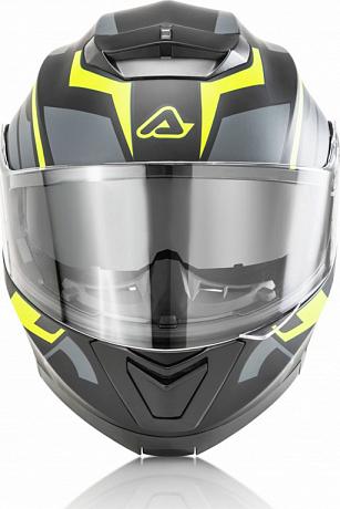 Шлем модуляр Acerbis Serel черный/желтый