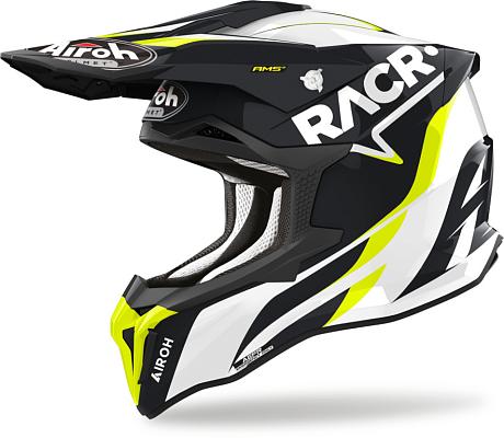 Шлем кроссовый Airoh Strycker Racr Gloss S