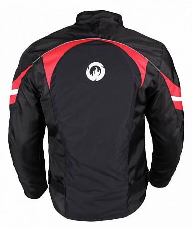 Куртка мужская INFLAME BREATHE текстиль, Черный, Красный XS