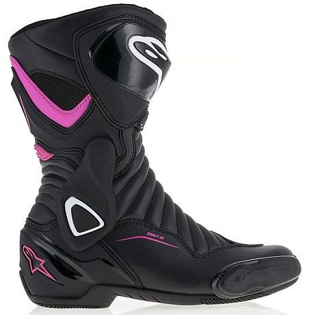 Мотоботы Alpinestars Stella SMX-6 V2, BLK FUCHIA WHT 39