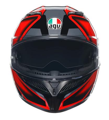 Шлем AGV K3 Compound Black/Red S